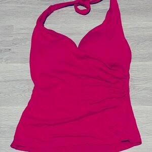 VS bra halter top in fuchsia